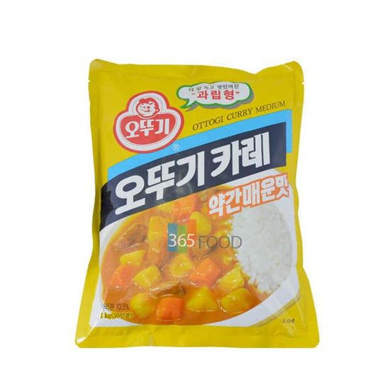 Ottogi Curry Medium Mild Spicy 1kg / 오뚜기 카레약간매운맛 1kg